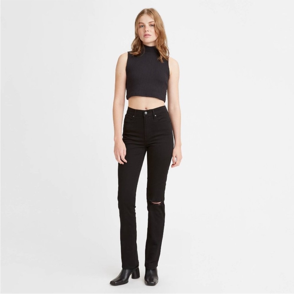Levi’s 724 high rise straight jeans